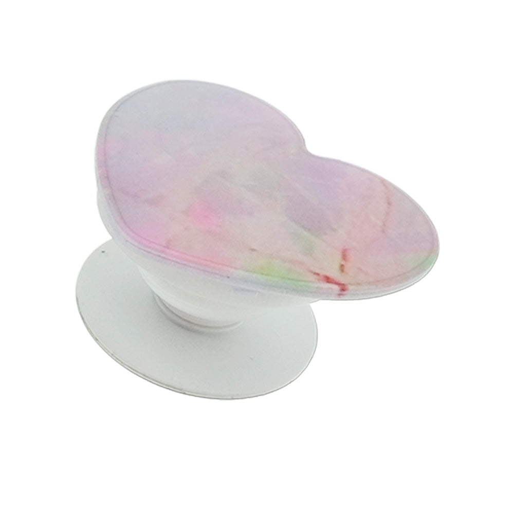 Accesorio grip clip marble corazon color lila