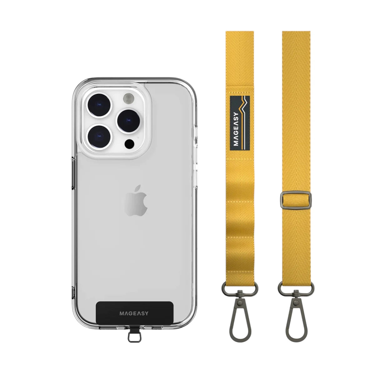 Accesorio switcheasy strap 20 mm para cualquier celular color amarillo
