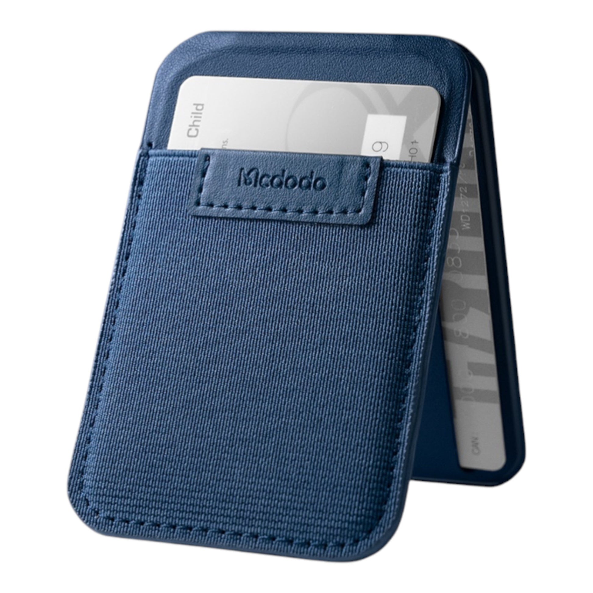 McDodo WH-2051 Porta Tarjetas Magnético 2 en 1 - Napa Azul | TOP MOVIL Guatemala