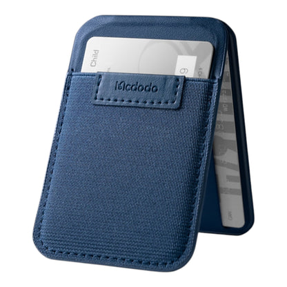 McDodo WH-2051 Porta Tarjetas Magnético 2 en 1 - Napa Azul | TOP MOVIL Guatemala