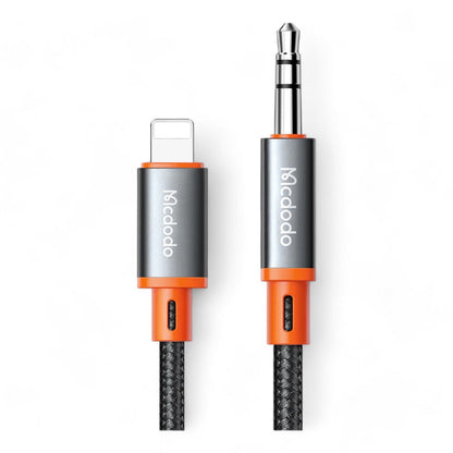 Adaptador McDodo Auxiliar Ca-0780 Lightning To 3.5mm Aux Jack Cable Castle Series 1.2m Color Negro | TOP MOVIL Guatemala