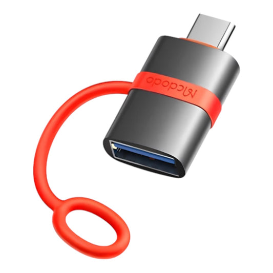 Adaptador McDodo USB-A a USB-C - Negro - 0210602400050157