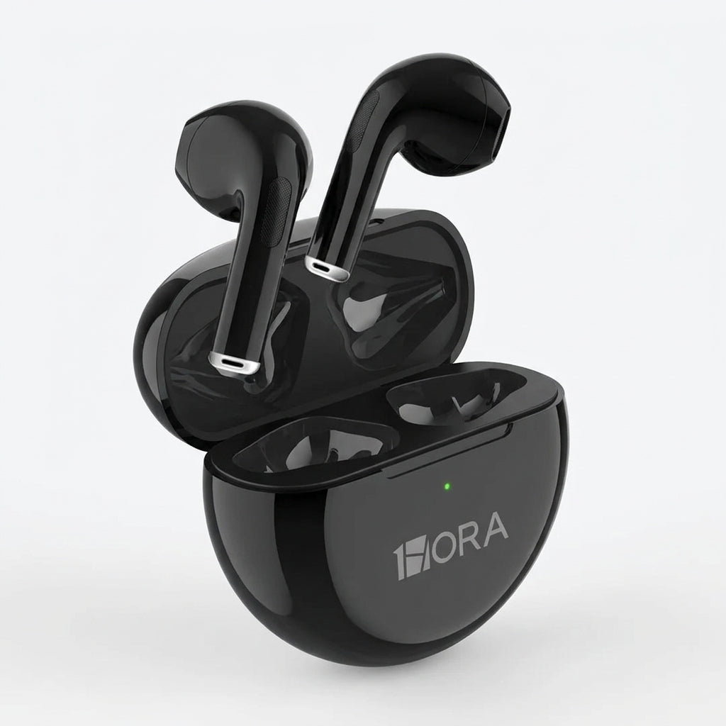 Audifonos Inalambricos 1hora negros AUT119