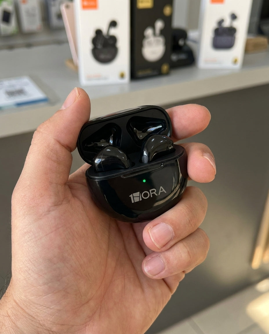 Audifonos Inalambricos 1hora negros AUT119