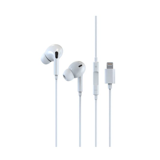 Audífonos Devia Lightning Smart Series Stereo Earphone con Cable (em032) Color Blanco | TOP MOVIL Guatemala