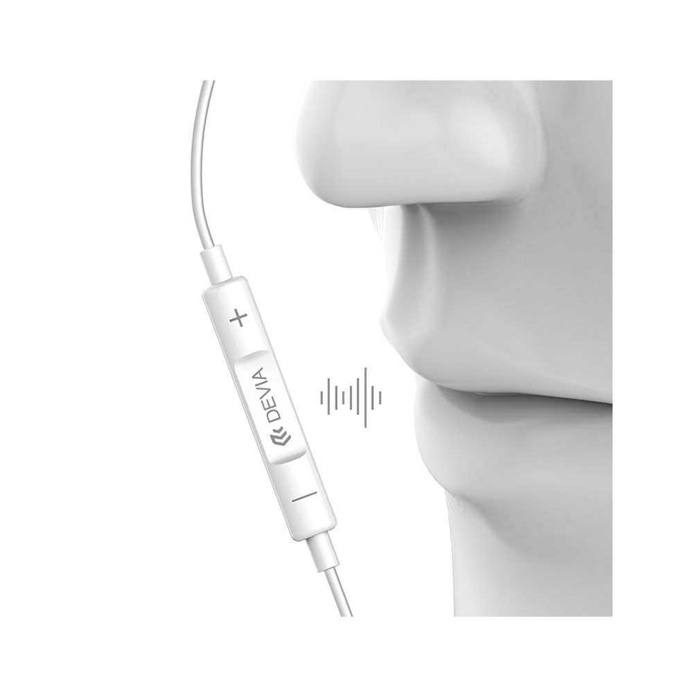 Audífonos Devia Lightning Star Series Earbuds Blanco - 0305805700020041