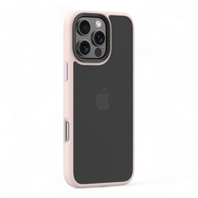 Estuche devia skin iphone 16 pro pino series shockproof case color fucsia