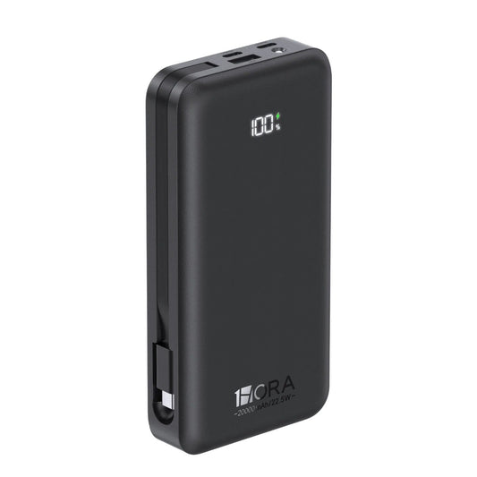 - Ningún fabricante - Bateria portable 1hora de 2000 mAh 22.5w con cable tipo c color negro BAT201 | TOP MOVIL Guatemala