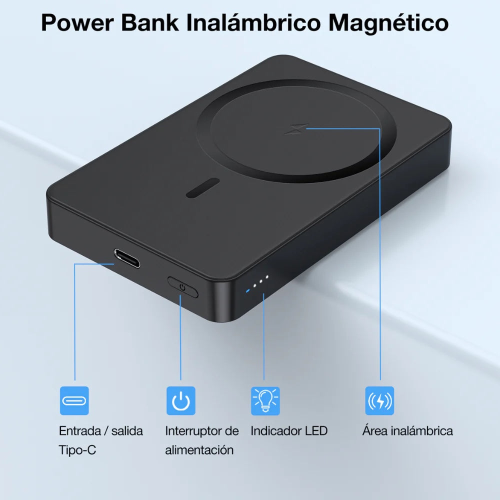 Batería Portátil 1Hora MagSafe 5000mAh - 0406200100010157