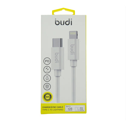 Cable Budi Adaptador de Tipo C a Lightning Ultra Rápido | TOP MOVIL Guatemala
