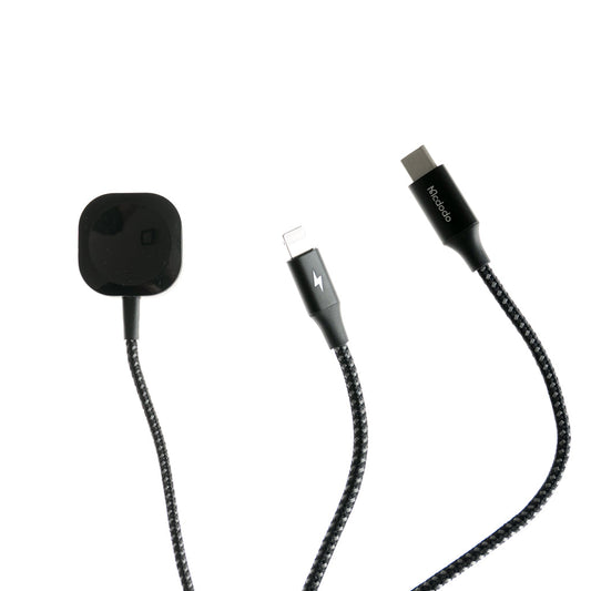 Cable McDodo Estacion 2 In 1 Wireless For Apple Watch & Phone Color Negro | TOP MOVIL Guatemala