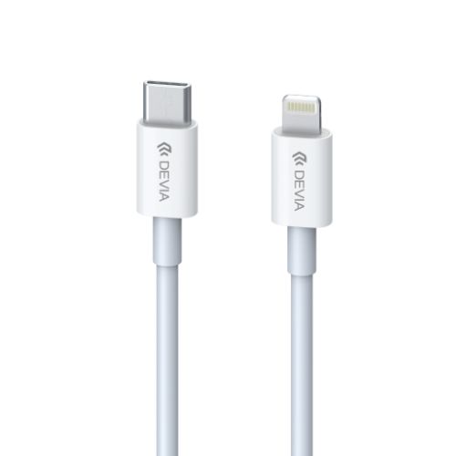 Cable Devia Lightning Smart Series PD 20W 3A Blanco | TOP MOVIL Guatemala