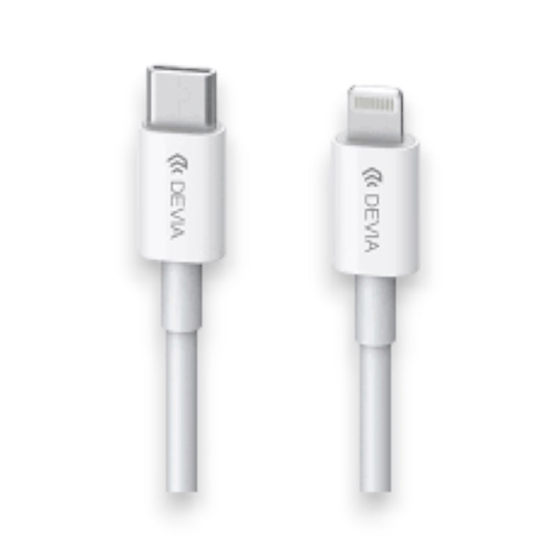 Cable Devia Lightning Smart Series PD - 2m Blanco | TOP MOVIL Guatemala