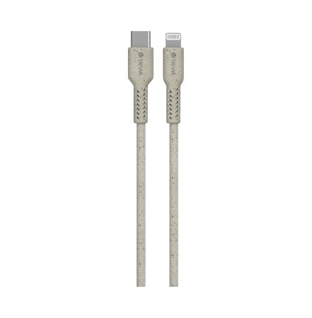 Cable Devia Tipoc Organico Opcion 5 Cable C To Lightning Color Beige | TOP MOVIL Guatemala