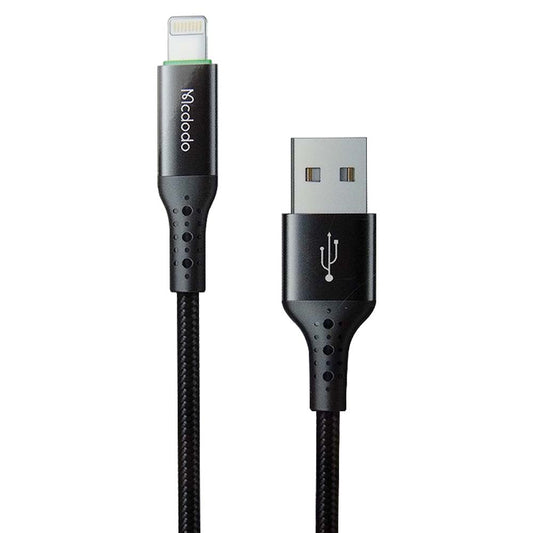 Cable McDodo USB Ca-7410 - 1.2 Metros Negro | TOP MOVIL Guatemala