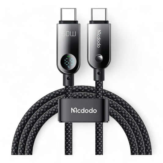 Cable McDodo USB-C 60W con Pantalla Digital | TOP MOVIL Guatemala