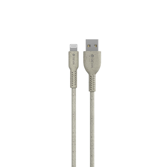 Cable Devia USB Organico Opcion 2 Cable USB To Lightning Color Beige | TOP MOVIL Guatemala
