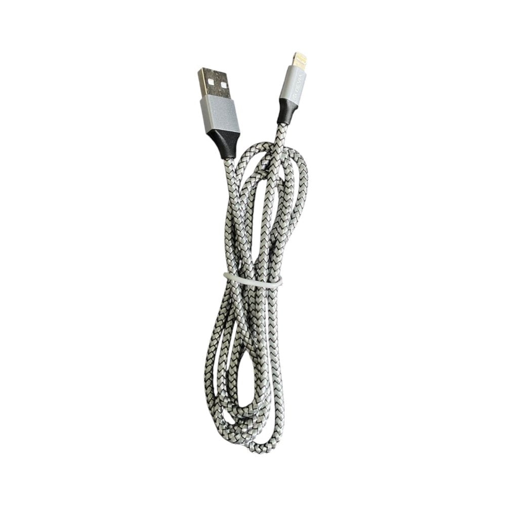 Cable Devia USB Tipo Lightning Bubble Fish Series Color Negro