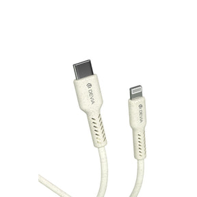 Cable Devia Micro Usb Environment-Friendly Plant Straw Cable Set ( 30 Pcs ) Color Blanco