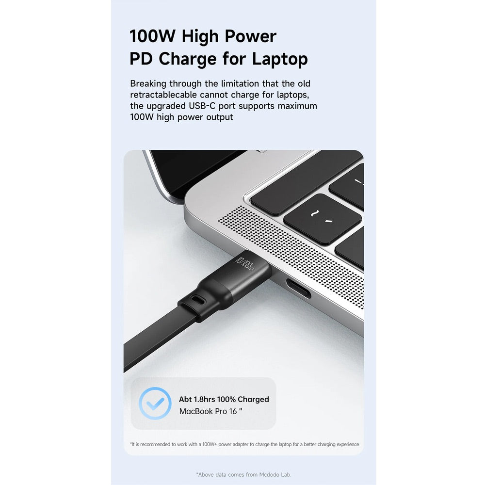 Cable McDodo CA-5220 3 en 1 USB-C a Lightning y Micro - 0510602400060157