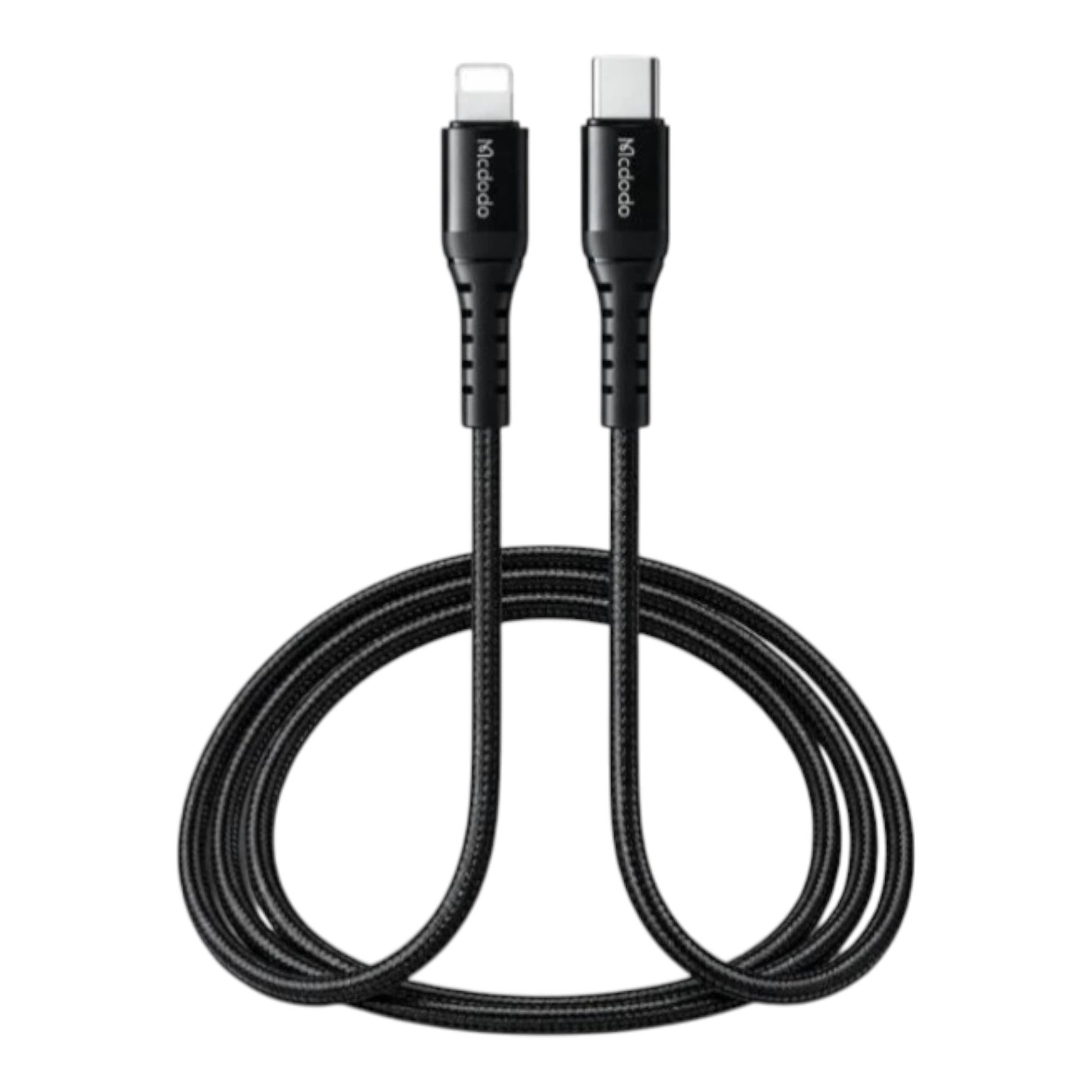 - Ningún fabricante - McDodo Ca-6691 Cable Tipo C a Lightning 36W 2m con Luz LED Negro | TOP MOVIL Guatemala