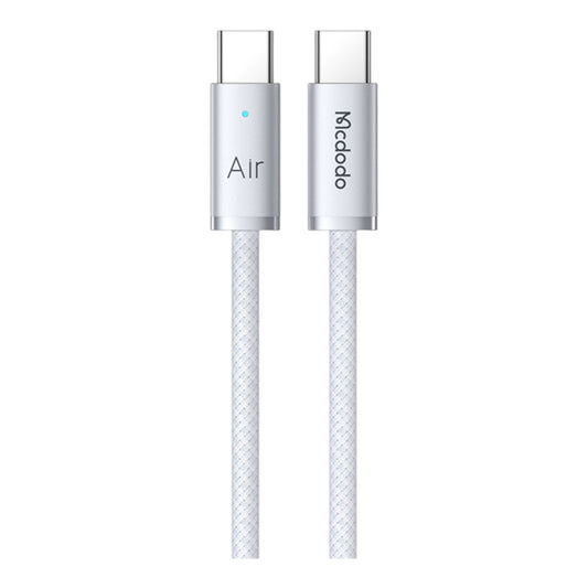 McDodo Ca-7083 Cable Tipo C a Tipo C 240W 1.8m Ultra Delgado Serie Luma Blanco