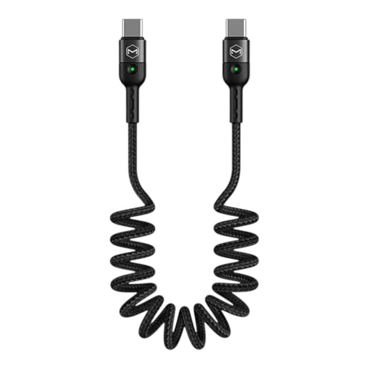 Cable McDodo Ca-7860 Tipo C a Tipo C 1.8m Negro