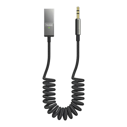 McDodo Ca-8700 Cable Audio Inalámbrico Espiral 1.7m Negro | TOP MOVIL Guatemala