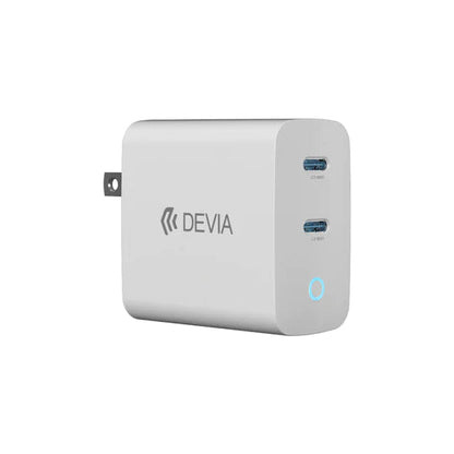 Cargador Devia 45W Carga Rápida Extreme Speed - Blanco | TOP MOVIL Guatemala