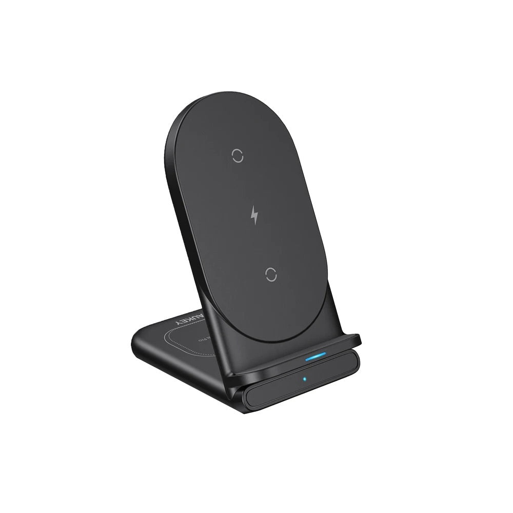 Cargador Inalámbrico Aukey 2 In 1 - Color Negro | TOP MOVIL Guatemala