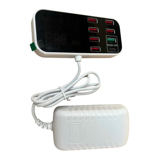 Ultra Thin 8 Puertos Display Cargador Modelo Wlx-a9d