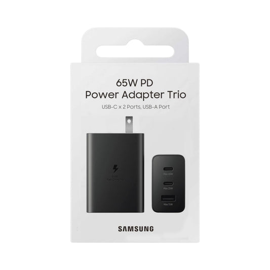 Cargador Samsung 65w PD Power Adapter Trio USB-C | TOP MOVIL Guatemala