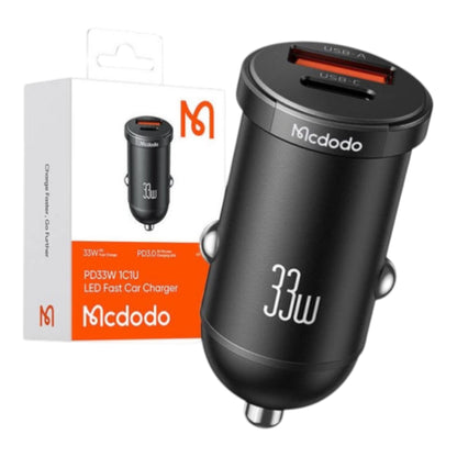 Cargador McDodo CC-2320 33W para Carro - Carga Rápida | TOP MOVIL Guatemala