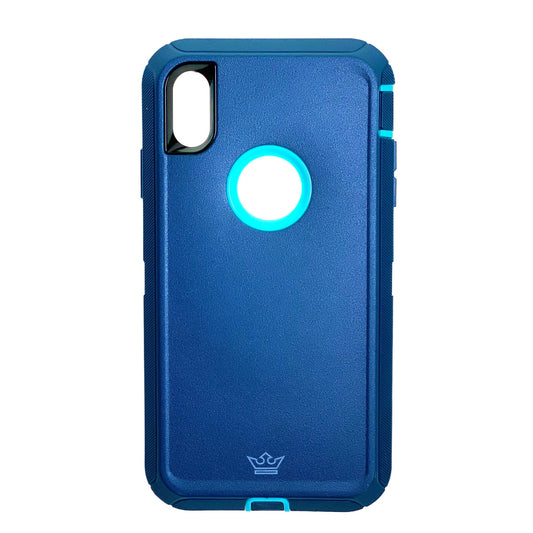 Case el Rey Defender | iPhone XS Max | Turquesa | TOP MOVIL Guatemala