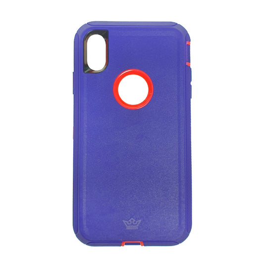 Case el Rey Defender Morado para iPhone XS Max | TOP MOVIL Guatemala
