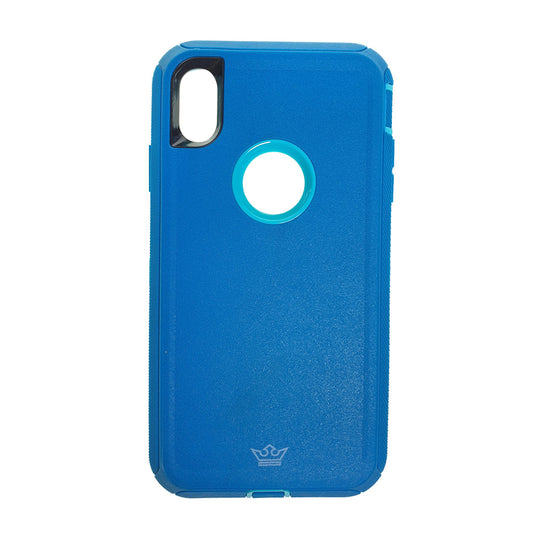 Case El Rey Defender iPhone XS Max Turquesa - Top Movil Guatemala
