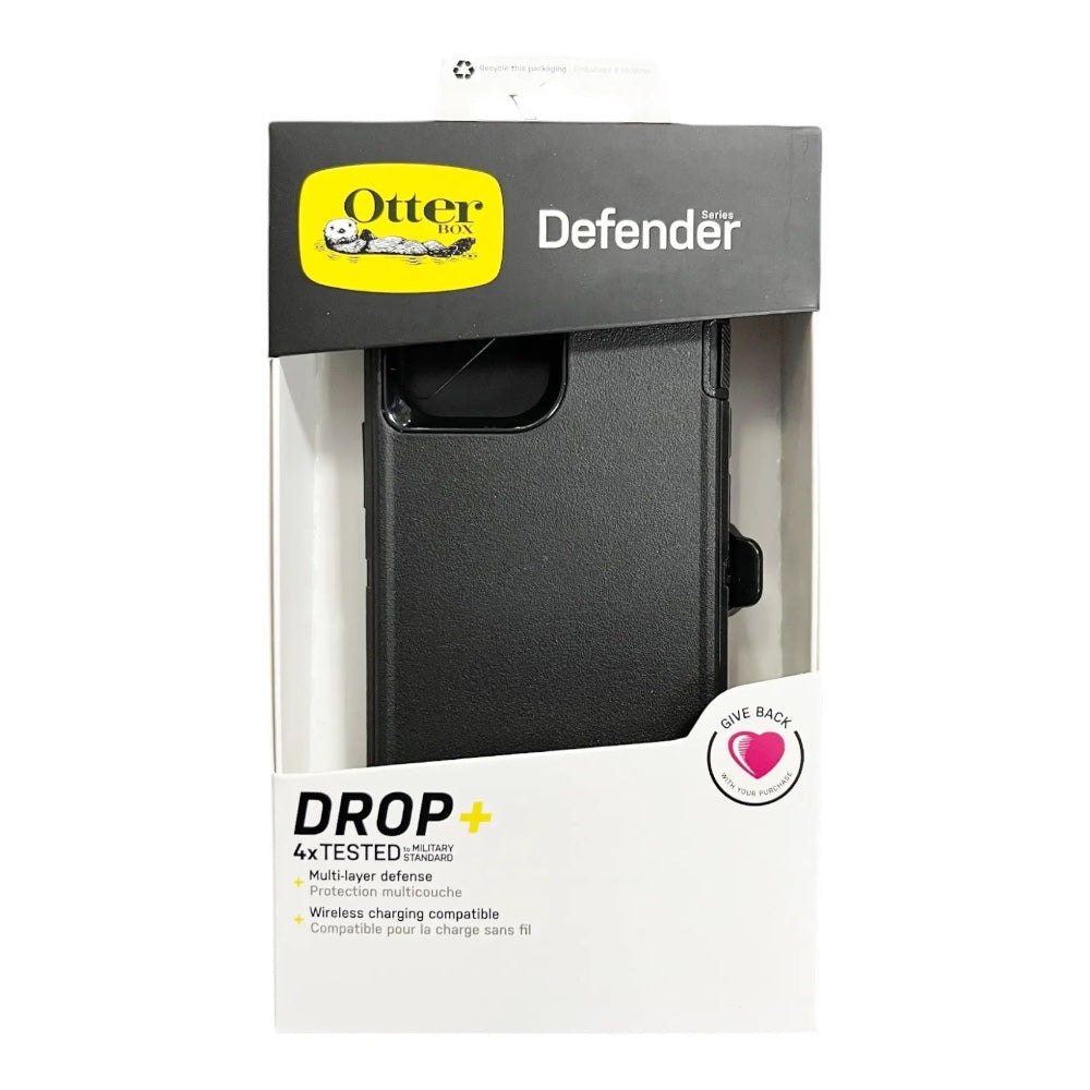 Case OtterBox Defender - iPhone 13 Pro - Negro | TOP MOVIL Guatemala