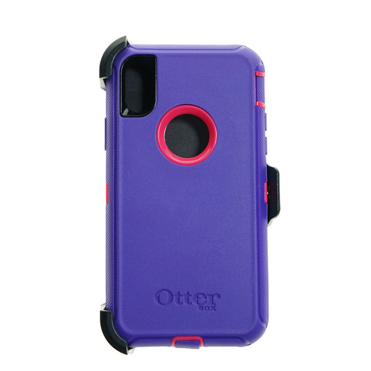 Case OtterBox Defender iPhone XS Max Morado/Rosado - Top Movil Guatemala