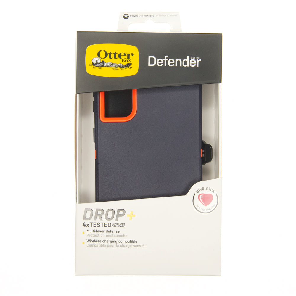 Case OtterBox Defender para Galaxy S20 - Azul/Naranja | TOP MOVIL Guatemala