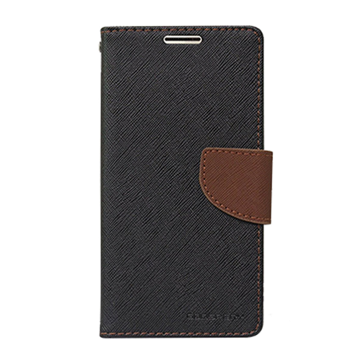 Estuche Goospery Fancy Diary iPhone 6 Plus - Negro/Café | TOP MOVIL Guatemala