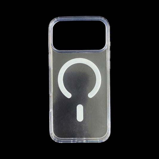 Estuche el rey botones gris color trasparente con magsafe iphone 17 pro