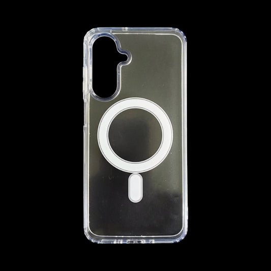 Estuche el rey botones gris color trasparente con magsafe samsung A37