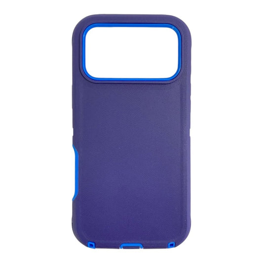 Estuche El Rey commander 20 metros de proteccion 17 pro max color azul celeste