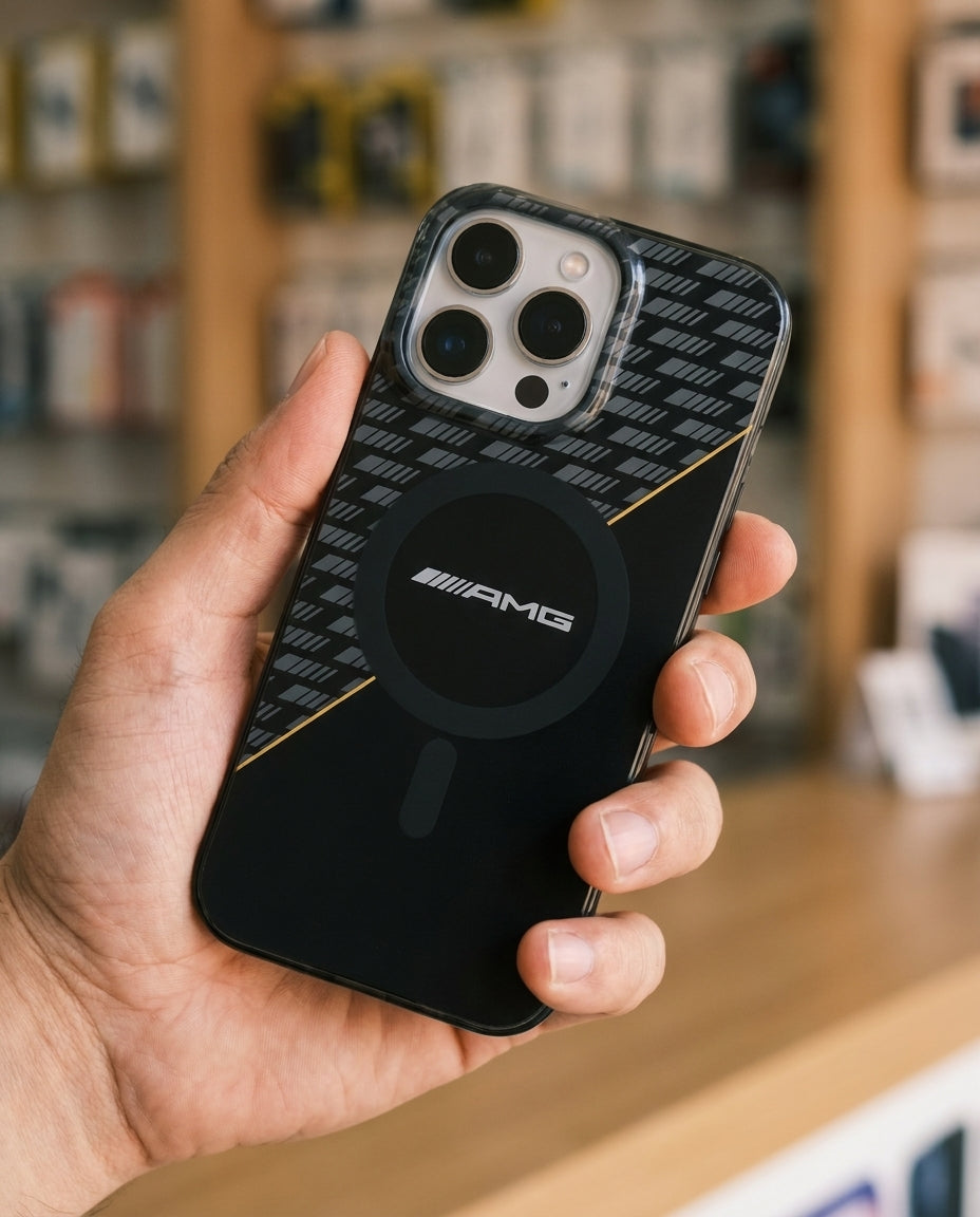 Estuche AMG Skin iPhone 16 Pro Max - Doble Capa