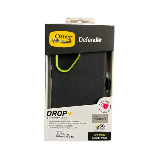 Estuche Otterbox Defender Magsafe Samsung S26 ultra negro/verde