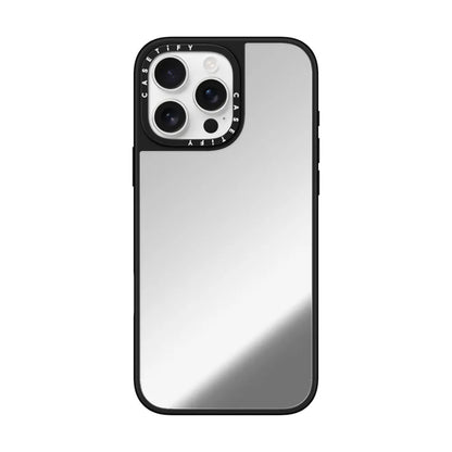Estuche CASETiFY Mirror Marco Negro para iPhone 14/15 Plus