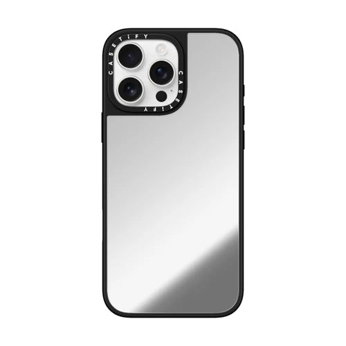Estuche CASETiFY Mirror Marco Negro para iPhone 14/15 Plus