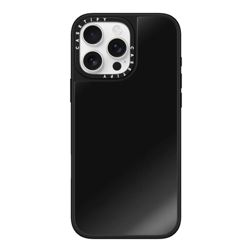CASETiFY Mirror Marco Negro para iPhone 16 Pro | TOP MOVIL Guatemala