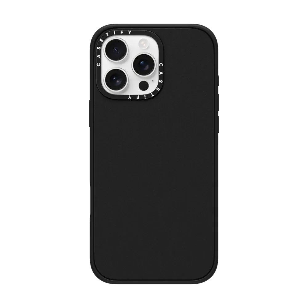 Estuche CASETiFY Impact MagSafe para iPhone 16 Pro - Negro | TOP MOVIL Guatemala
