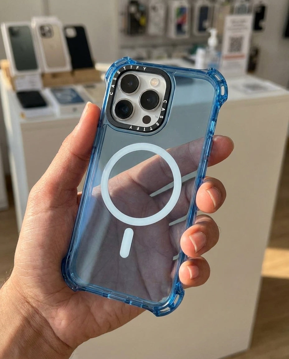 Estuche CASETiFY Bounce iPhone 16 Pro Max Azul